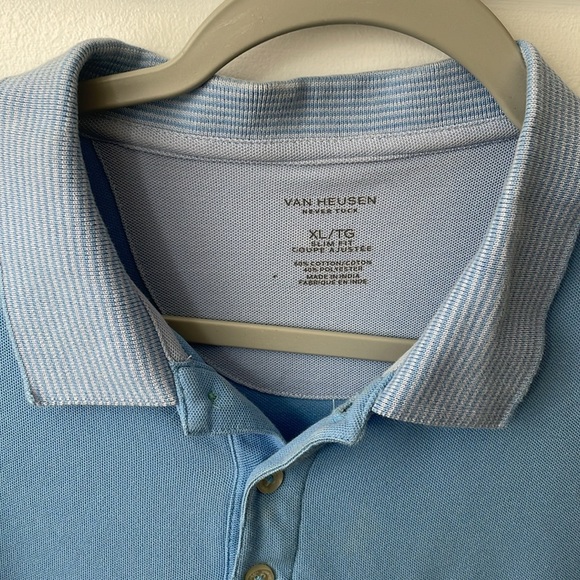 Van Heusen Never Tuck Slim Fit Polo Shirt - Picture 3 of 3